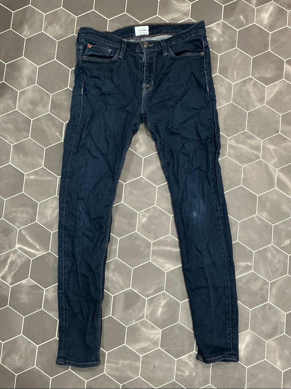 Hudson Jeans Women’s Skinny Jeans in Dark Blue